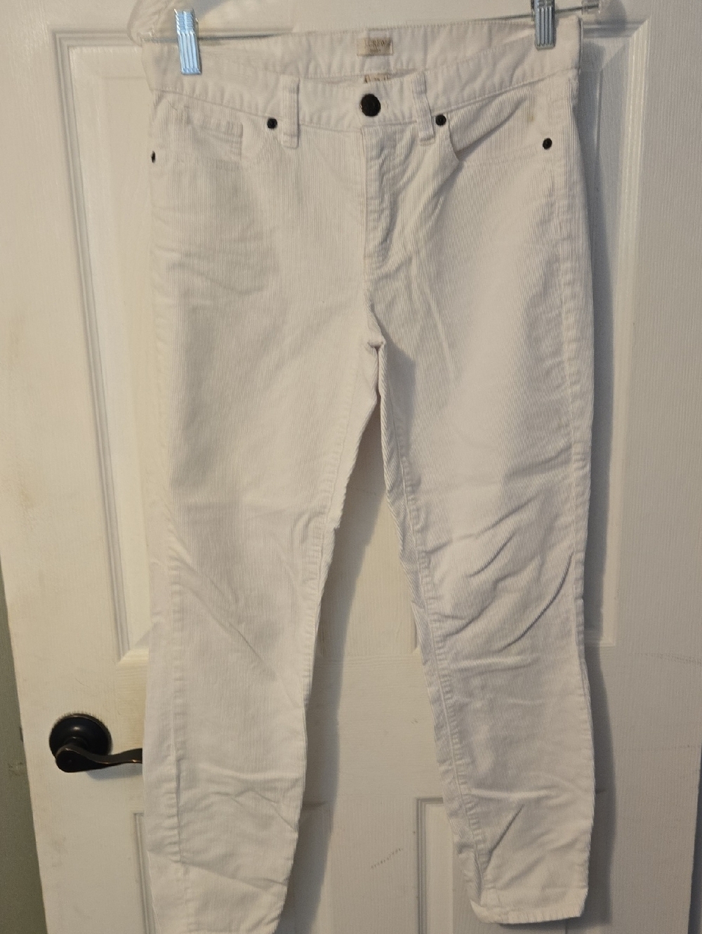 J. Crew White Corduroy Women's Jeans